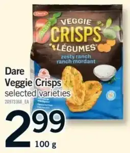 Fortinos Dare veggie crisps selected varieties offer