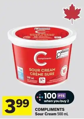 Foodland Compliments Sour Cream offer