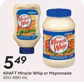 Safeway Kraft miracle whip or mayonnaise offer