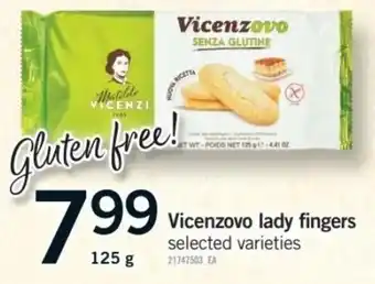 Fortinos Vicenzovo lady fingers offer