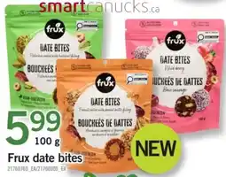 Fortinos Frux date bites offer