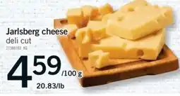Fortinos Jarlsberg cheese deli cut offer