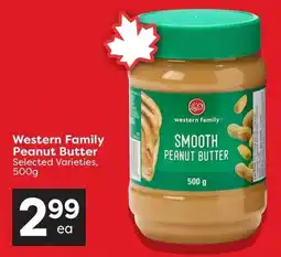 Quality Foods Western Family Peanut Butter offer