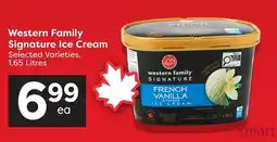 Quality Foods Western Family Signature Ice Cream offer