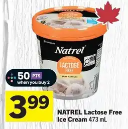 Foodland Natrel Lactose Free Ice Cream offer