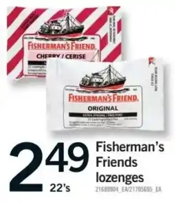 Fortinos Fisherman's Friend lozenges offer