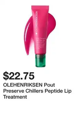 Sephora OLEHENRIKSEN Pout Preserve Chillers Peptide Lip Treatment offer