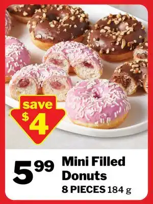 M & M Food Market Mini Filled Donuts offer