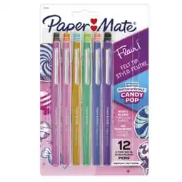 Staples Paper Mate Flair 0.7mm Felt-tip Pens, Candy Pop offer