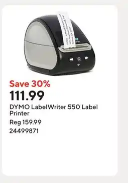 Staples DYMO LabelWriter 550 Label Printer offer