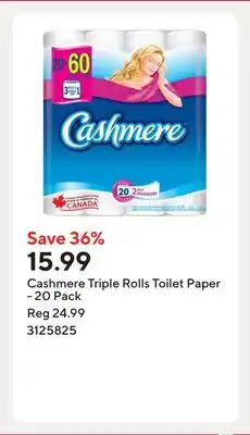 Staples Cashmere Triple Rolls Toilet Paper offer