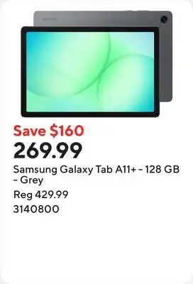 Staples Samsung Galaxy Tab A11+ - 128 GB - Grey offer