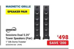 Visions Electronics Soundstage Sessions Dual 5.25 Tower Speakers (Pair) offer