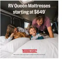 Dormez Vous RV Queen Mattresses offer