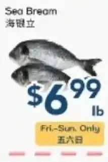 Oceans Fresh Food Market Sea Bream offer