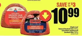 FreshCo Maple Lead Natural Smoked Ham Schneiders Applewood Smoked Ham offer