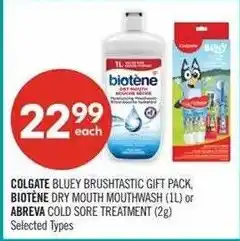 Shoppers Drug Mart Colgate bluey brushastic gift pack offer