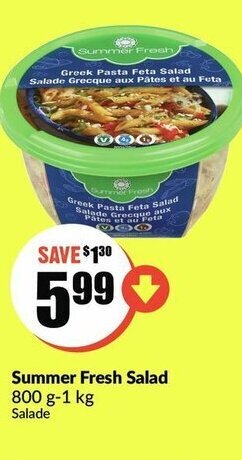 FreshCo Summer Fresh Salad offer