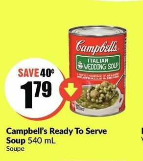 FreshCo Campbell's Ready To Serve Soup offer