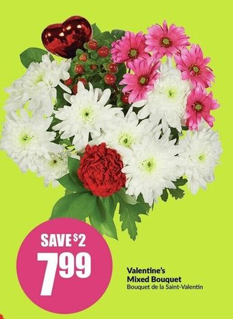 FreshCo Valentine's Mixed Bouquet offer