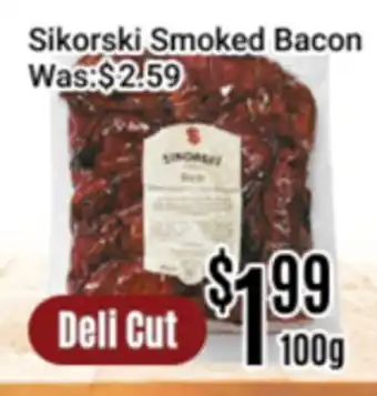 Nations Fresh Foods Sikorski Smoked Bacon offer