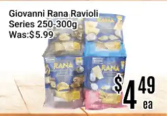 Nations Fresh Foods Giovanni Rana Ravioli Series offer