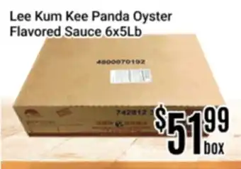 Nations Fresh Foods Lee Kum Kee Panda Oyster Flavored Sauce 6x5Lb offer