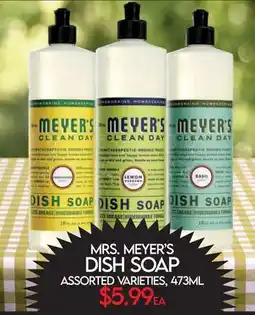 Fiesta Farms MRS. MEYER'S DISH SOAP offer
