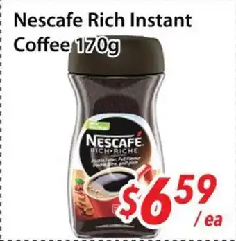 Bestco Food Mart Nescafe Rich Instant Coffee offer
