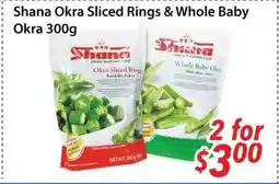 Bestco Food Mart Shana Okra Sliced Rings & Whole Baby Okra offer
