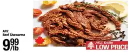 Arz Fine Foods Arz beef shawarma offer