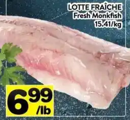 Supermarché PA Fresh Monkfish offer