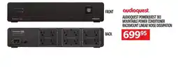 Centre Hi-Fi audioquest powerquest 303 mountable power conditioner rackmount linear noise dissipation offer