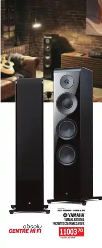 Centre Hi-Fi Yamaha enceintes colonnes 3 voies offer