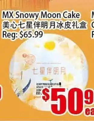 Food Depot Supermarket MX Snowy Moon Cake offer