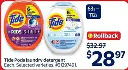 Walmart Tide Pods laundry detergent offer