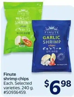 Walmart Finute shrimp chips offer