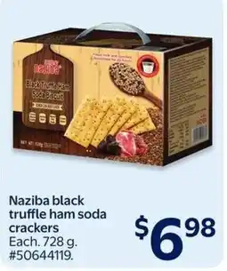 Walmart Naziba black truffle ham soda crackers offer