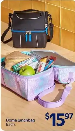 Walmart Dome lunchbag offer