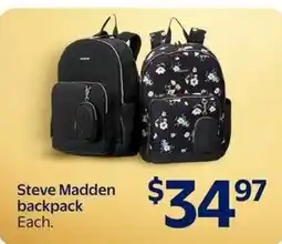 Walmart Steve Madden backpack offer