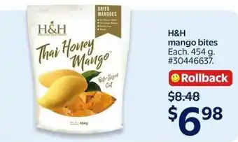 Walmart H&H thai honey mango offer