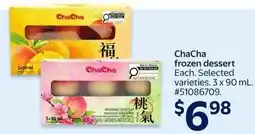 Walmart ChaCha frozen dessert offer