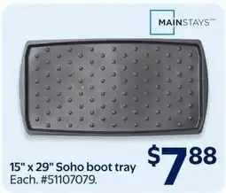 Walmart Mainstays soho boot tray offer