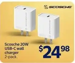 Walmart Scosche 20W USB-C wall charger offer