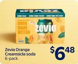 Walmart Zevia Orange Creamsicle soda offer