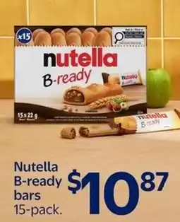 Walmart Nutella B-ready bars offer