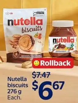 Walmart Nutella biscuits offer