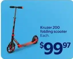 Walmart Kruzer 200 folding scooter offer