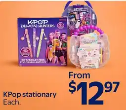 Walmart KPop stationary offer