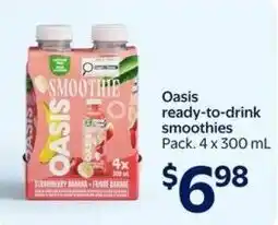 Walmart Oasis ready-to-drink smoothies offer